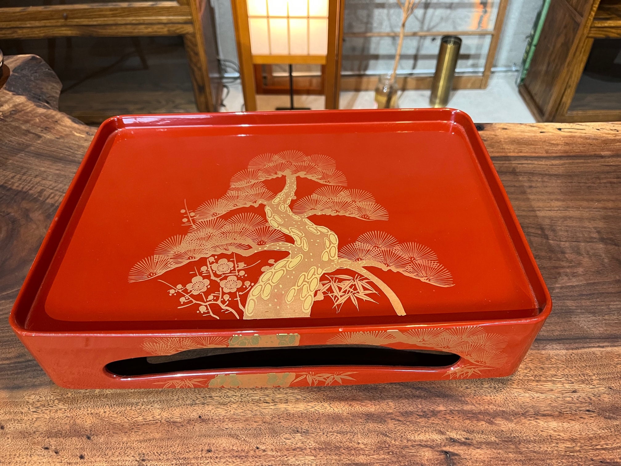 1 pine” Vermillion Japanese O-toso New Years Sake Set | Fox & Moon Tea