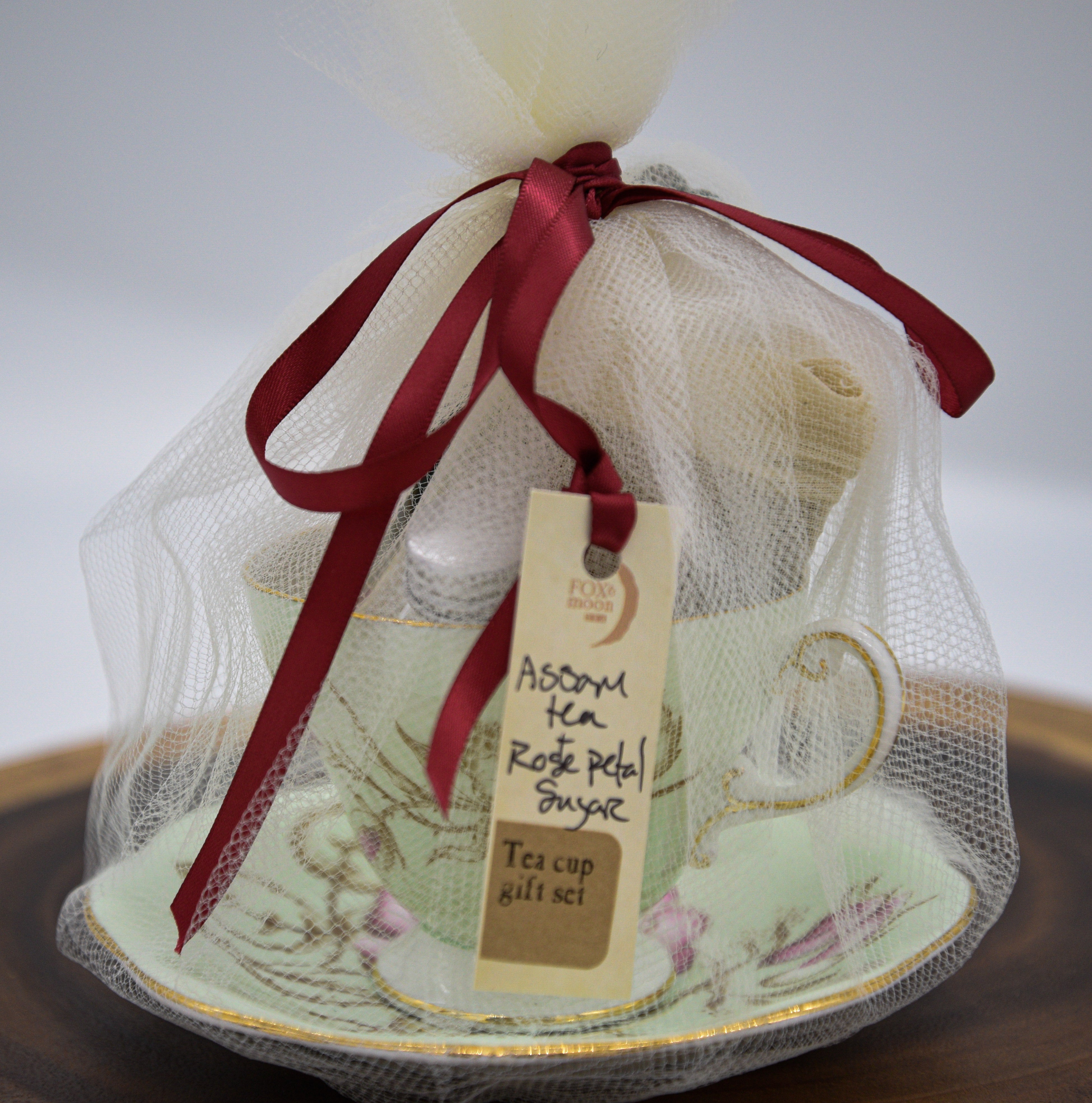 Total Package Tea Gift Set: Modern Tea Strainer & Tea Cup + 2 Premium Teas  | Firebelly Tea